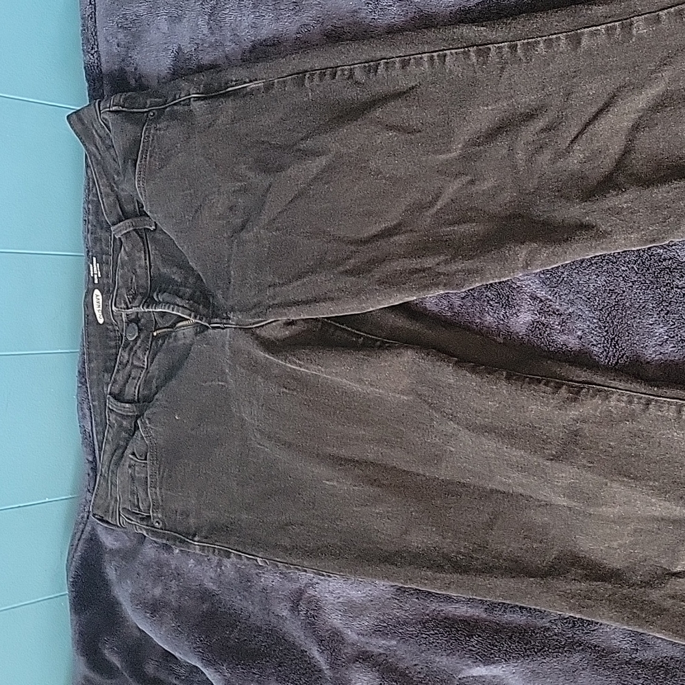 Old Navy Black Powe Slim Straight Jeans